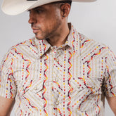 Camisa Rock&Roll MC Navajo Beige Colors 053